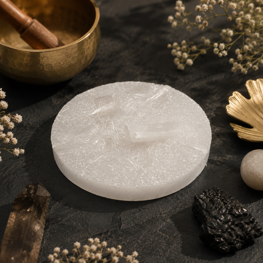 Raw Selenite Plate - Crystal Charging & Cleansing