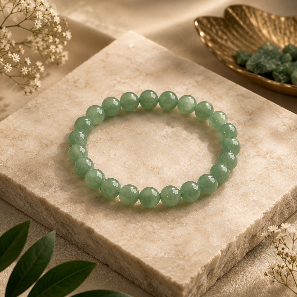 Green Aventurine Bracelet - Growth & Opportunities