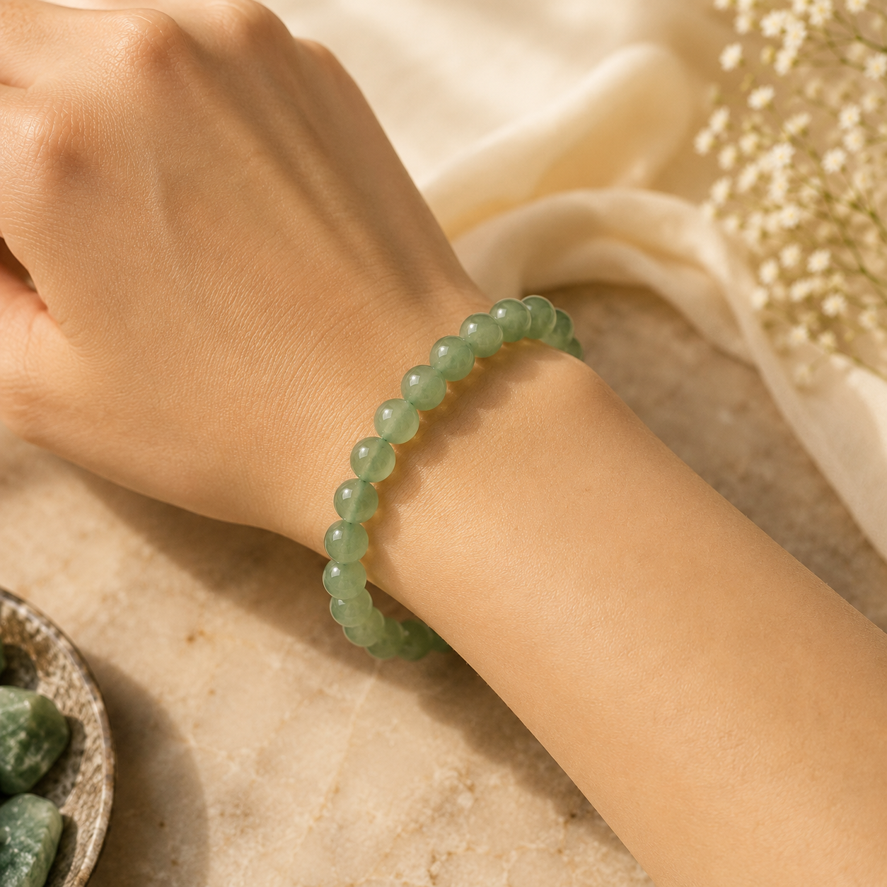 Green Aventurine Bracelet - Growth & Opportunities
