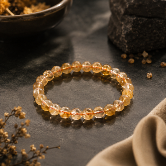 Natural Citrine Bracelet- Abundance & Prosperity