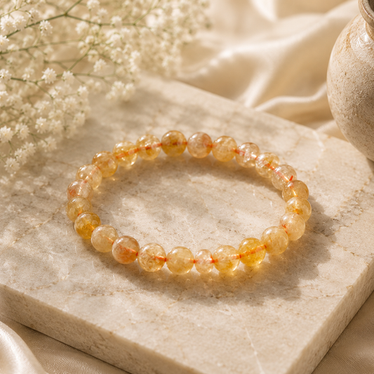 Natural Citrine Bracelet- Abundance & Prosperity