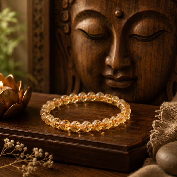 Natural Citrine Bracelet- Abundance & Prosperity