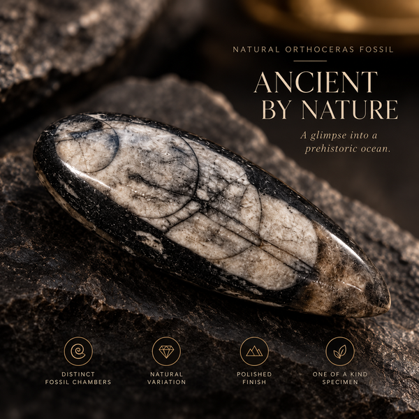 Kuber Stone - Natural Orthoceras Fossil