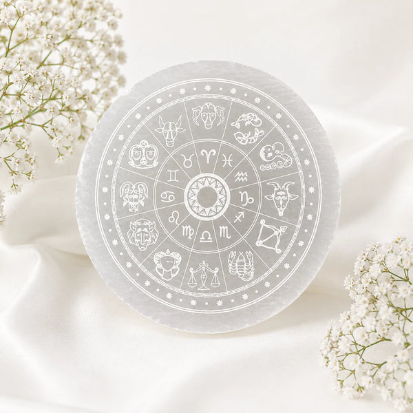 Selenite Plate - Crystal Cleansing & Charging