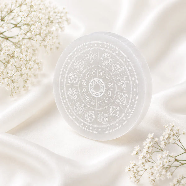 Selenite Plate - Crystal Cleansing & Charging